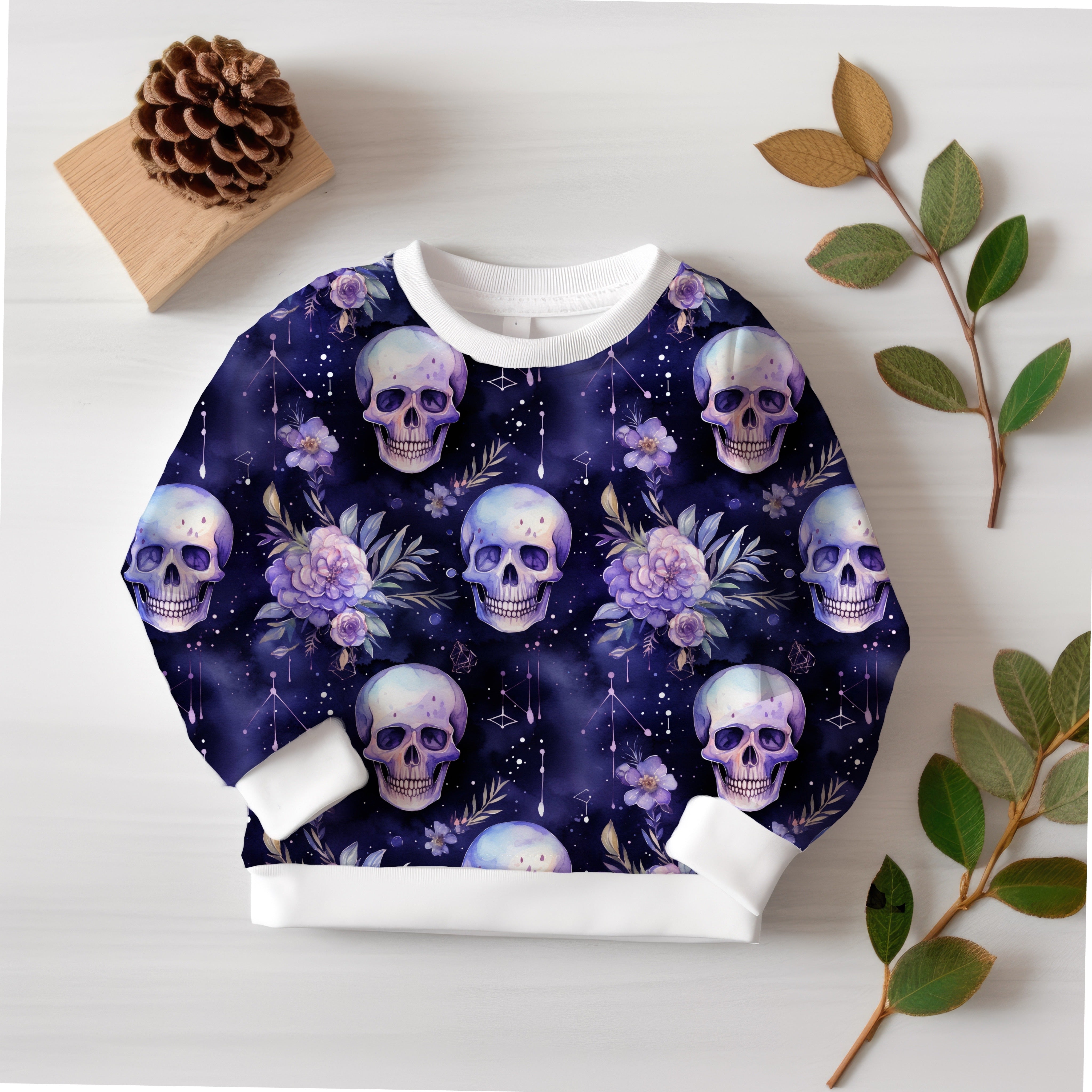 Violett Skull Halloween